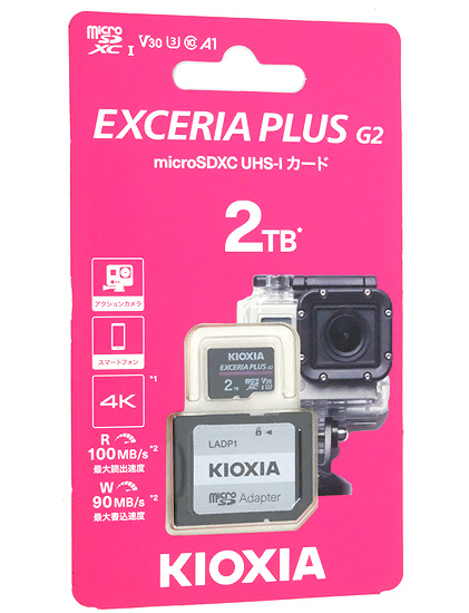 【新品】キオクシア　microSDXCメモリーカード EXCERIA PLUS G2　KMUH-B002T　2TB