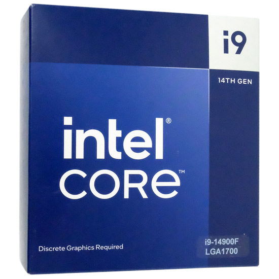 【新品】Core i9 14900F　2.0GHz LGA1700 65W　SRN3W