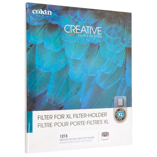 【新品】Cokin　170×130mm角 ハーフグラデーションフィルター ソフトグレー2(ソフトND8) X121S