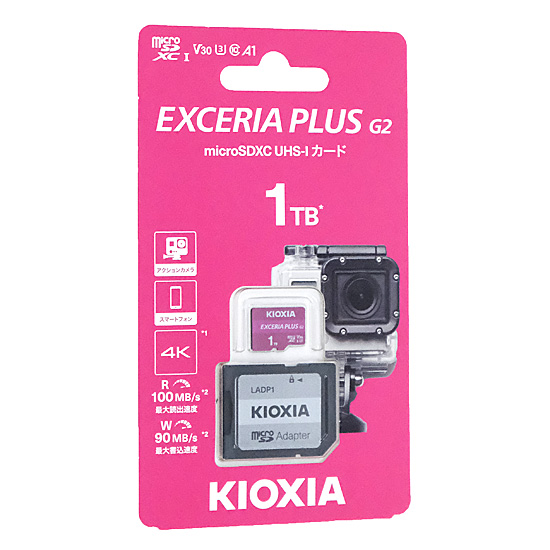 【新品】キオクシア　microSDXCメモリーカード EXCERIA PLUS G2　KMUH-B001T　1TB