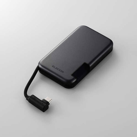 【新品】ELECOM　iPhone向けケーブル一体型/収納式 外付けSSD ESD-EPB0250GBK　250GB