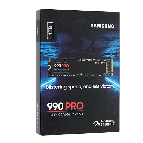 【新品】SAMSUNG製 SSD　990 PRO MZ-V9P1T0B-IT/EC　1TB