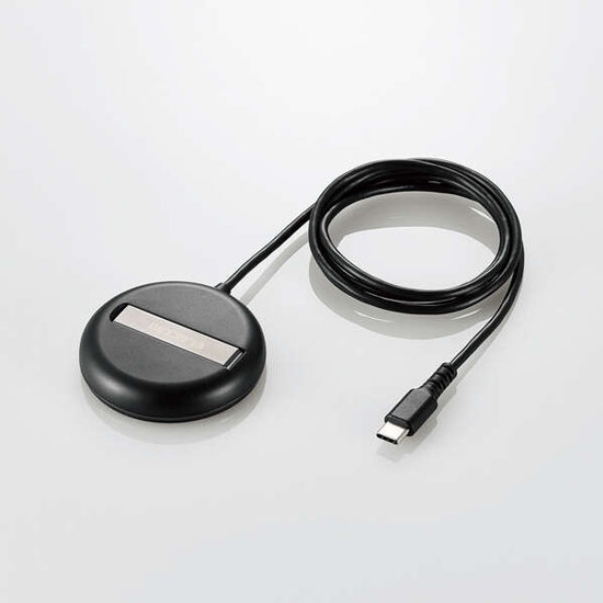 【新品】ELECOM　2WayマグネットQi2規格対応ワイヤレス充電器 W-MA06BK　ブラック