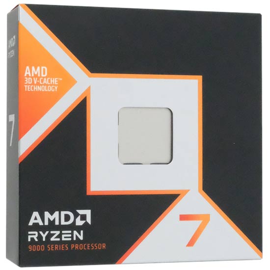 【新品】AMD　Ryzen 7 9800X3D 100-100001084　4.7GHz Socket AM5