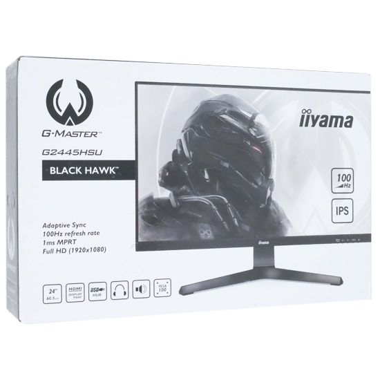 【新品】iiyama　23.8型 ゲーミングディスプレイ G-MASTER　G2445HSU-B2