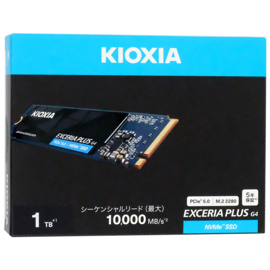 【新品】キオクシア　EXCERIA PLUS G4 SSD-CK1.0N5PLG4J　1TB