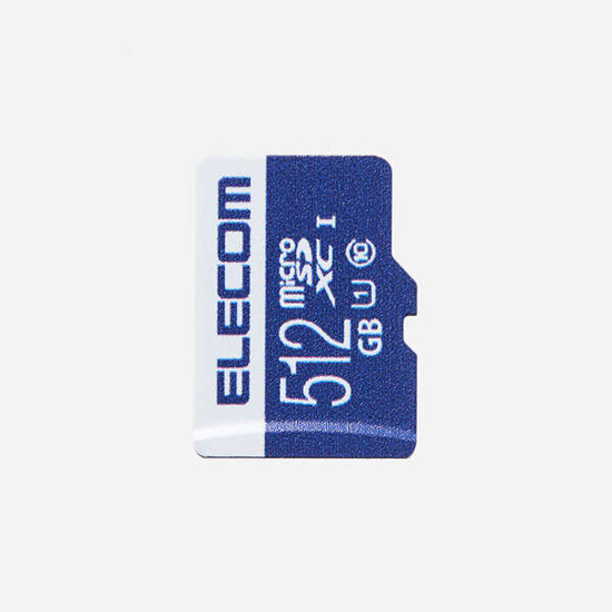 【新品】ELECOM　microSDXCメモリーカード　MF-MS512GU11R　512GB