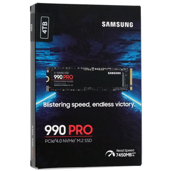 【新品】SAMSUNG製 SSD　990 PRO MZ-V9P4T0B-IT/EC　4TB
