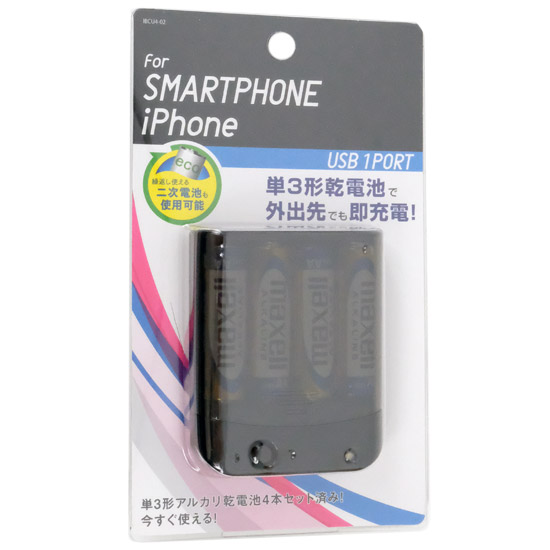 【新品】インプリンク　乾電池式 充電器 IBCU4-02K　ブラック