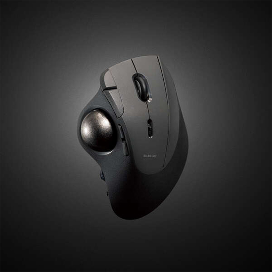 【新品】ELECOM　トラックボール IST PRO 親指操作タイプ　M-IPT10MRSBK　ブラック