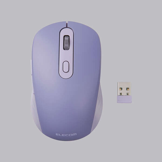 【新品】ELECOM製　OSMOD Six USB無線/Bluetooth 充電静音マウス 6ボタン Mサイズ M-MY35MBSXBU　ブルー