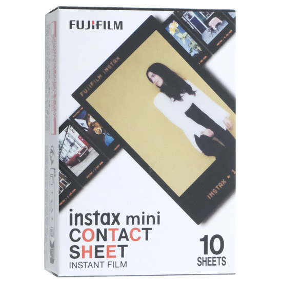 【新品】FUJIFILM　instax mini チェキ用 インスタントフィルム コンタクトシート 10枚入　INS-CONTACT-WW1