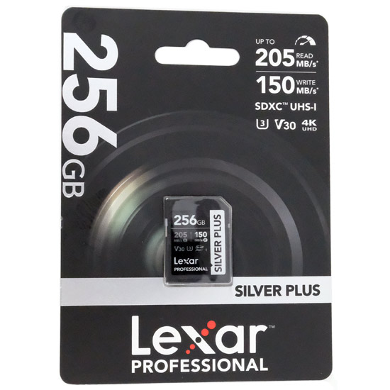 【新品】Lexar　SDXCメモリーカード　LSDSIPL256G-BNNNJ　256GB