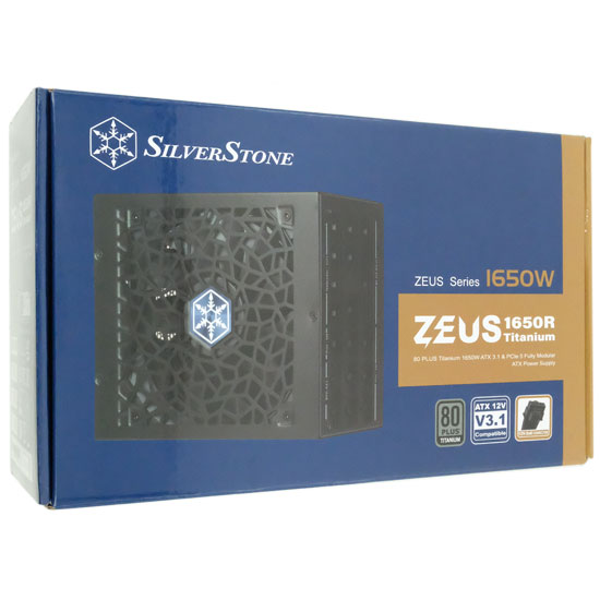 【新品】SILVERSTONE製　PC電源 SST-ZU1650R-TM　1650W　ブラック