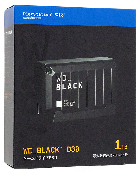 【新品】Western Digital製　ゲーム用SSD WD_Black D30 Game Drive SSD WDBATL0010BBK-JESN　1TB