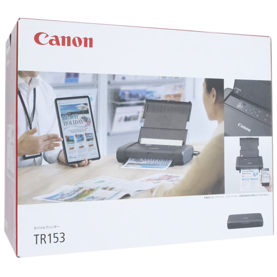 【新品】【新品訳あり(箱きず・やぶれ)】 Canon製　モバイルプリンター　TR153