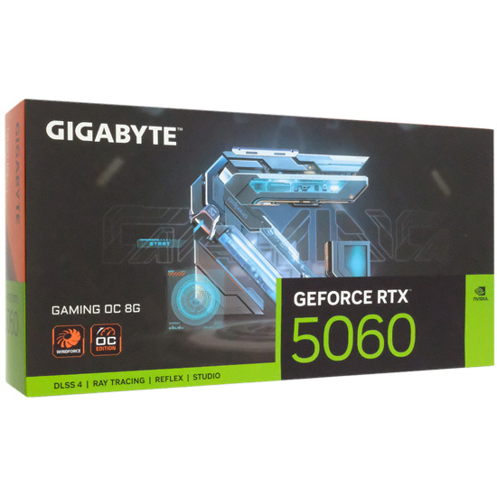 【新品】GIGABYTE製グラボ　GV-N5060GAMING OC-8GD　PCIExp 8GB