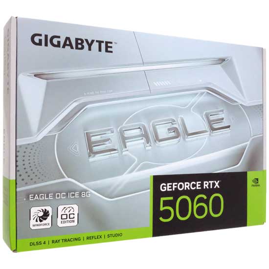 【新品】GIGABYTE製グラボ　GV-N5060EAGLEOC ICE-8GD　PCIExp 8GB