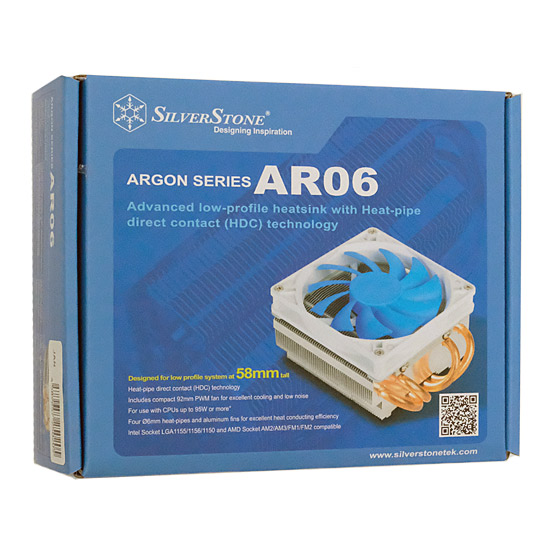【新品】SILVERSTONE製　CPUクーラー SST-AR06
