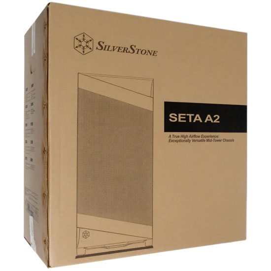【新品】SILVERSTONE製　PCケース SST-SEA2Y-BG　ブラック