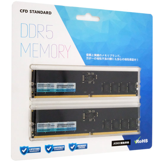 【新品】CFD　W5U5600CS-16G　DDR5 PC5-44800 16GB 2枚組