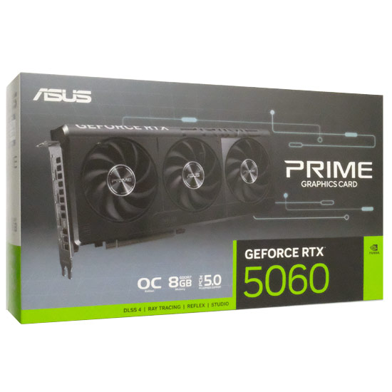 【新品】ASUS製グラボ　PRIME-RTX5060-O8G　PCIExp 8GB