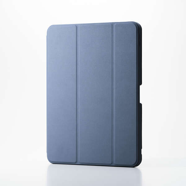 【新品】ELECOM　11インチiPad Air(M3/M2) フラップケース 衝撃吸収 Pencil収納 スリープ対応 TB-A25MSABG　ブルーグレー