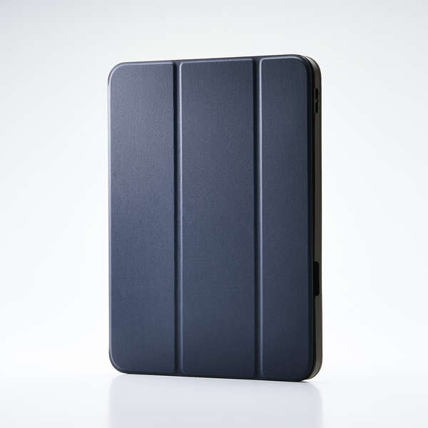 【新品】ELECOM　iPad(A16) フラップケース 衝撃吸収 Pencil収納 スリープ対応 TB-A25RSANV　ネイビー