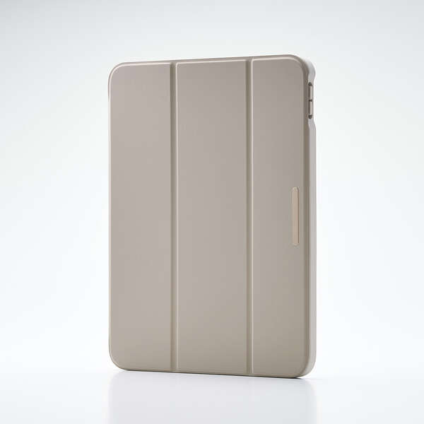 【新品】ELECOM　iPad(A16) フラップケース 薄型軽量 CHIC STYLE スリープ対応 TB-A25RWVJM3GB　グレージュ