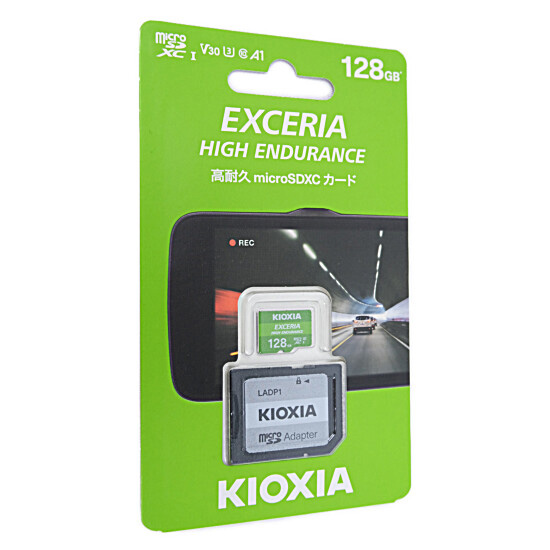 【新品】【新品訳あり(箱きず・やぶれ)】 キオクシア　microSDXCメモリーカード　EXCERIA HIGH ENDURANCE　KEMU-A128G　128GB