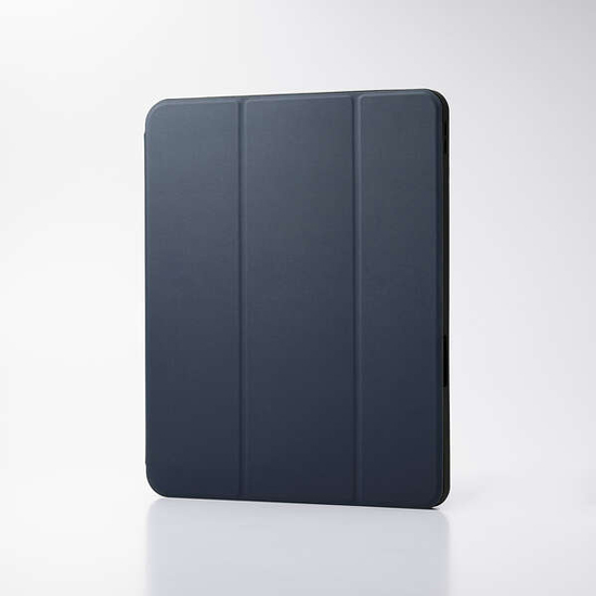 【新品】ELECOM　13インチiPad Air(M3/M2) フラップケース 衝撃吸収 Pencil収納 スリープ対応　TB-A25XSANV　ネイビー
