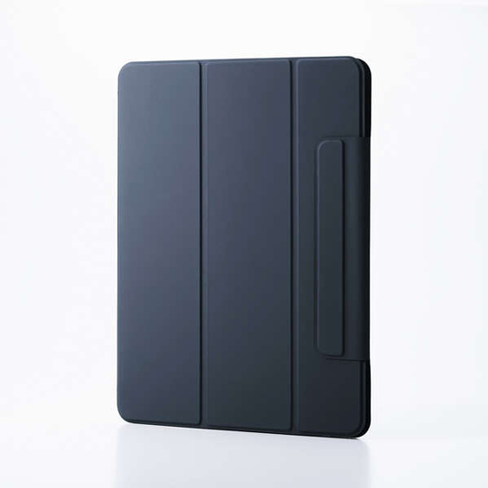 【新品】ELECOM　13インチiPad Air(M3/M2) フラップケース 超薄型 マグネット着脱 スリープ対応　TB-A25XWVPF2NV　ネイビー