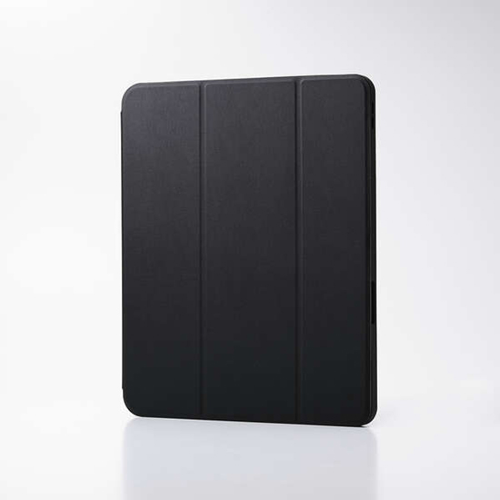 【新品】ELECOM　13インチiPad Air(M3/M2) フラップケース 衝撃吸収 Pencil収納 スリープ対応　TB-A25XSABK　ブラック