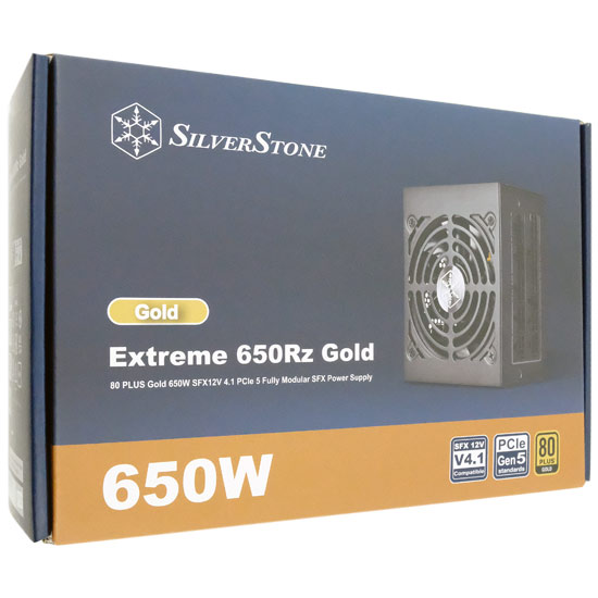 【新品】SILVERSTONE製　PC電源 SST-EX650R-GM　ブラック
