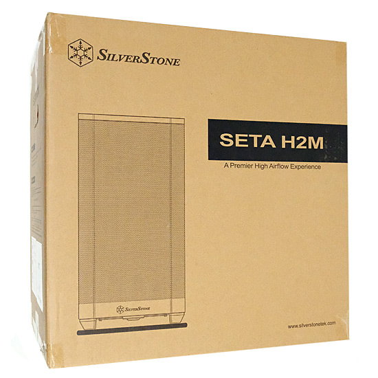 【新品】SILVERSTONE製　PCケース SST-SEH2M-B　ブラック