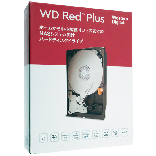 【新品】Western Digital製HDD　WD80EFPX　8TB SATA600 5640
