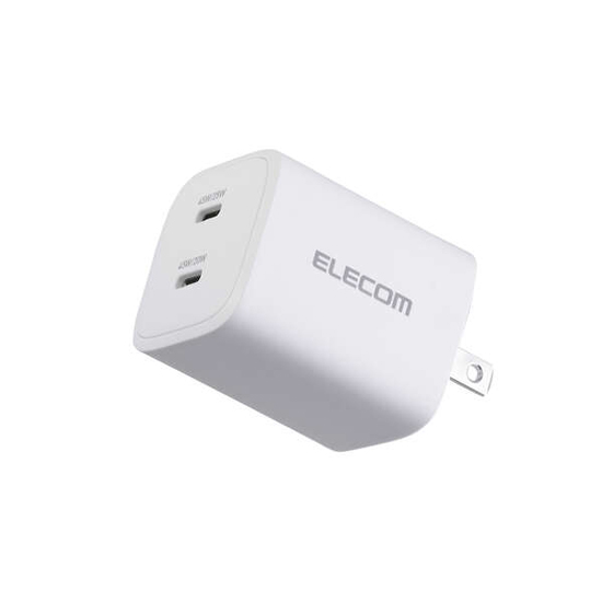 【新品】ELECOM　USB Power Delivery 45W AC充電器　MPA-AC10945WH　ホワイト