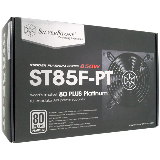 【新品】SILVERSTONE製　PC電源 SST-ST85F-PT　850W