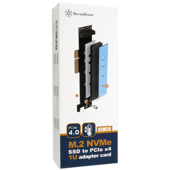 【新品】SILVERSTONE　インターフェイスカード SST-ECM26 [M.2]