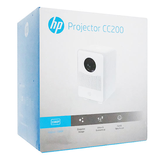 【新品】【新品訳あり(箱きず・やぶれ)】 HP　モバイルプロジェクター　CC200　ホワイト