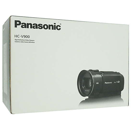 【新品】Panasonic　デジタルビデオカメラ　HC-V900-K　ビーズブラック