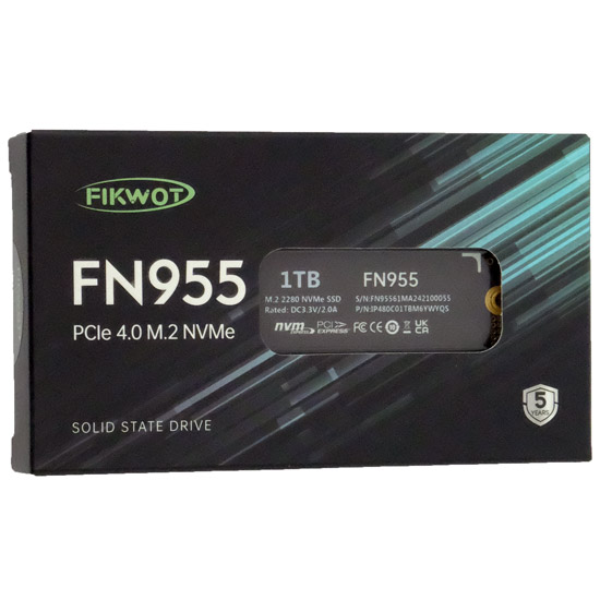 【新品】Fikwot　FN955 SSD 1TB M.2 2280