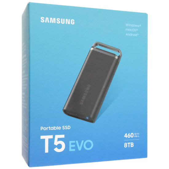【新品】SAMSUNG　外付けSSD　T5 EVO MU-PH8T0S-IT　8TB　ブラック