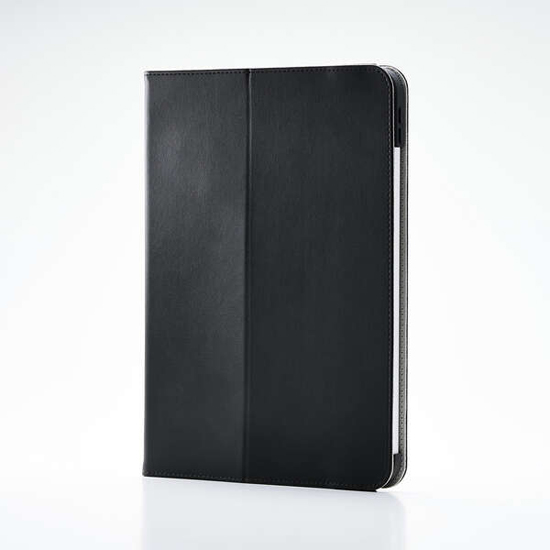【新品】ELECOM　iPad(A16) フラップケース 衝撃ガード ベルト付 2アングル 軽量 TB-A25RPLF2BK　ブラック