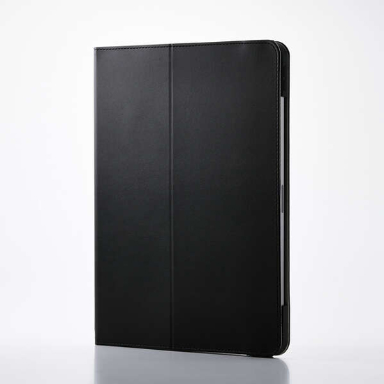 【新品】ELECOM　13インチiPad Air(M3/M2) フラップケース 衝撃ガード ベルト付　TB-A25XPLF2BK　ブラック