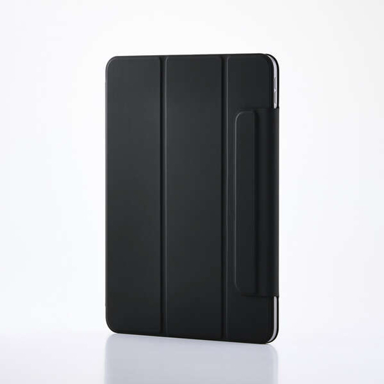 【新品】ELECOM　11インチiPad Air(M3/M2) フラップケース 超薄型 マグネット着脱 スリープ対応　TB-A25MWVPF2BK　ブラック