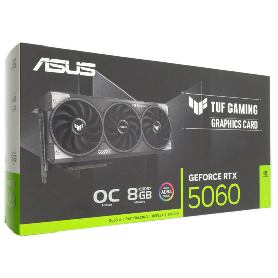 【新品】ASUS製グラボ　TUF-RTX5060-O8G-GAMING　PCIExp 8GB