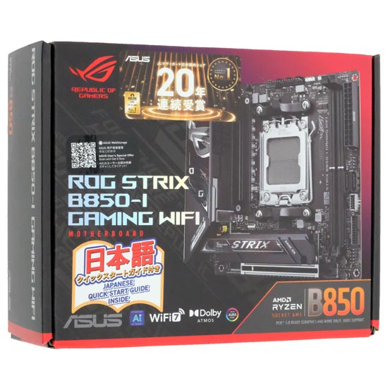 【新品】ASUS　Mini-ITXマザーボード　ROG STRIX B850-I GAMING WIFI　SocketAM5