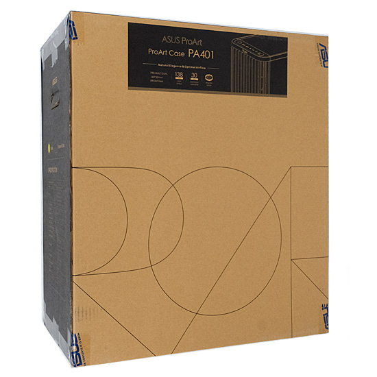 【新品】ASUS　ミドルタワーPCケース ProArt PA401 Wood Edition - Metal Panel