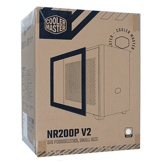 【新品】クーラーマスター　PCケース MasterBox NR200P V2 White NR200PV2-WCNN-PSE　ホワイト